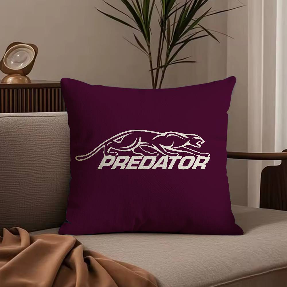 Brand Billiards P-Predator Pillow Case Anti-dustmite Pillowcase Invisible zipper silky short plush Sofa cushion cover