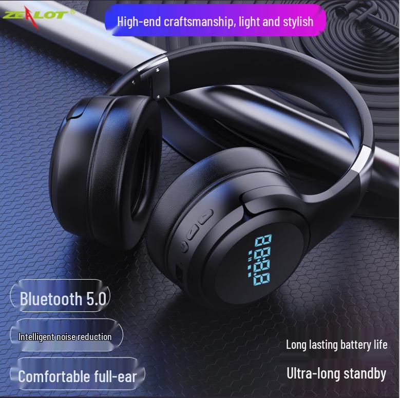 Беспроводные полноразмерные наушники Fanatic B28 Bluetooth с разъемом для карты для музыки и игр