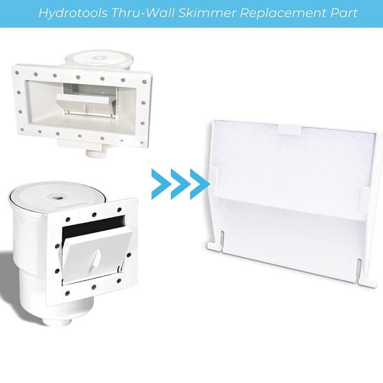 Сменная перегородка скиммера для воды из ПВХ. Легко устанавливается. Повышает эффективность вашего бассейна. Экологичность.
