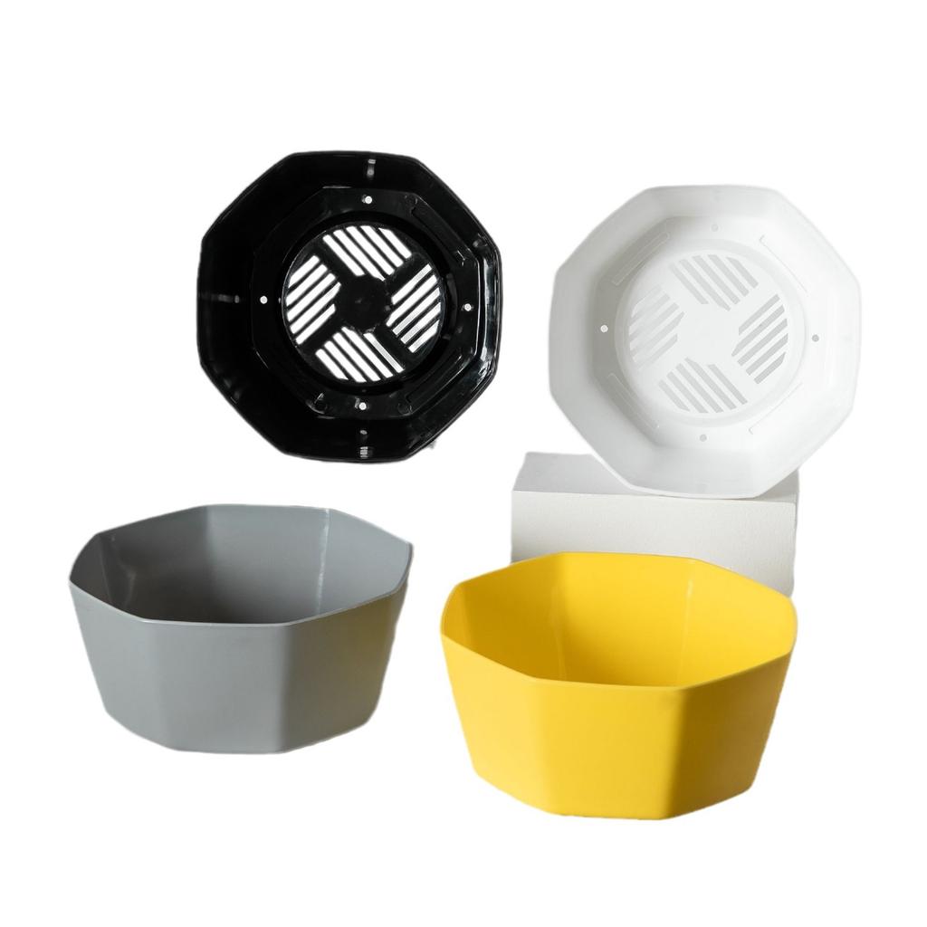 1/3/4pcs Flower Pots Planters Nursery Pots  for Outdoor Indoor Plants Gardening Containers