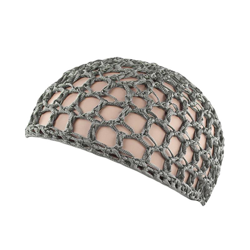 Женская сетка для волос из сетки, черные шапочки для парика, шапочка ручной работы, связанная крючком, с регулируемым ремешком, сетка для волос для сна, шапка-тюрбан, шапки для химиотерапии