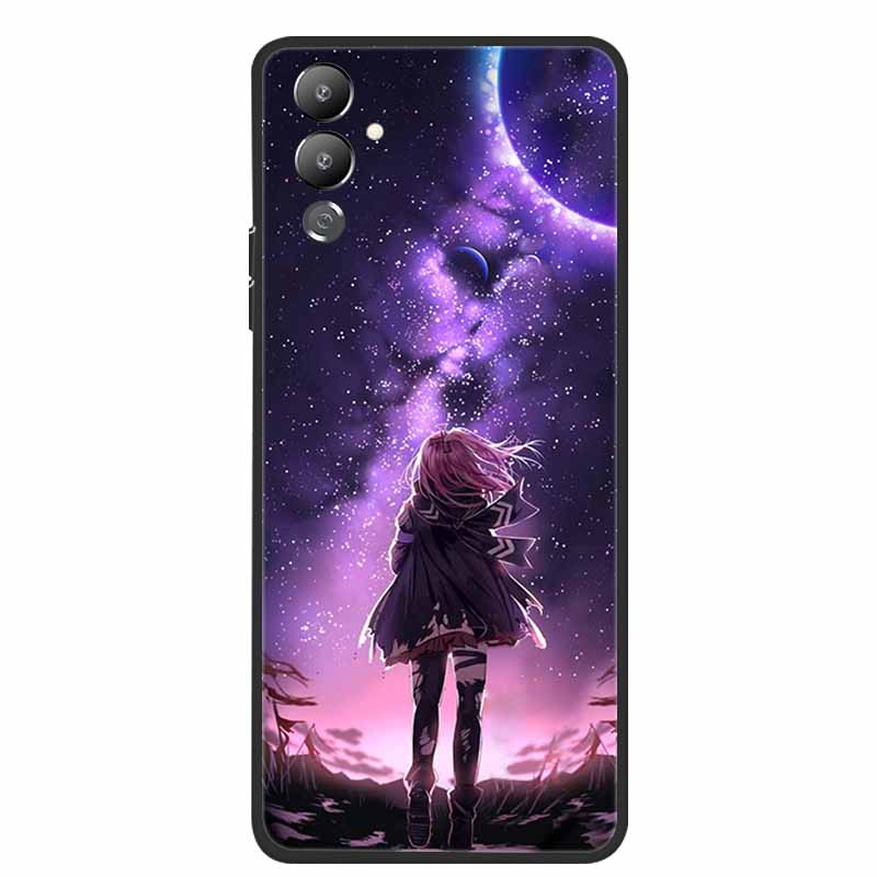 Чехол для Tecno Pova Neo2 Модный Мягкий Силиконовый ТПУ Задняя Крышка Для Tecno Pova Neo 2 Чехлы Бампер Чехол Кот Fundas Neo2 LG6n