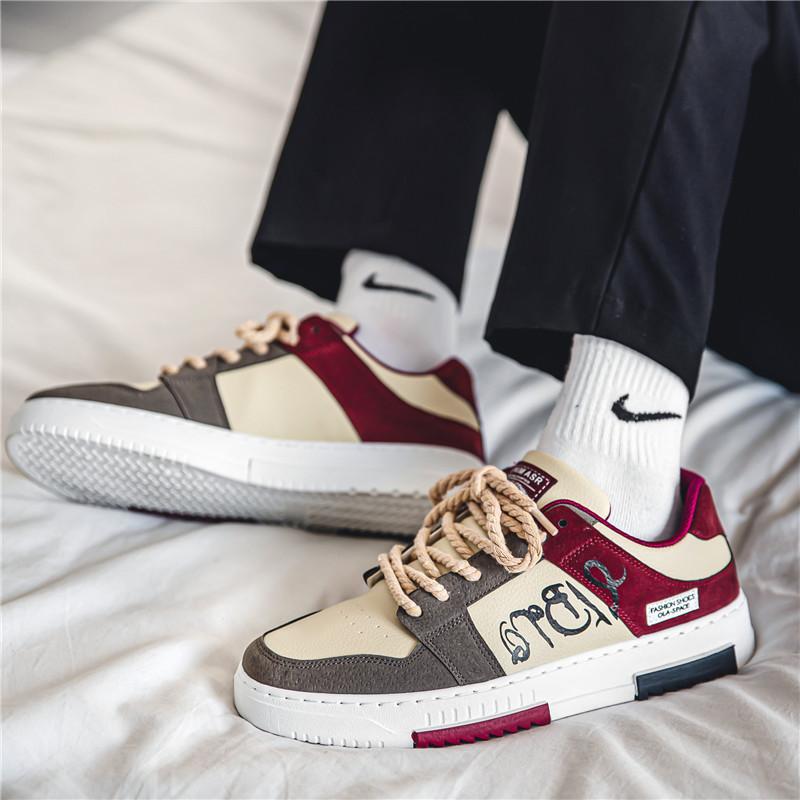 Кеды мужские 2024 новые мужские туфли осень молодежный модный тренд спортивные и повседневные кеды мужские