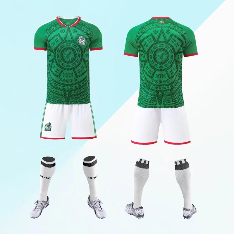 Аргентина футболка Чемпионат мира Германия Мексика футбольная футболка Месси мужской и женский одинаковый игровой тренировочный костюм