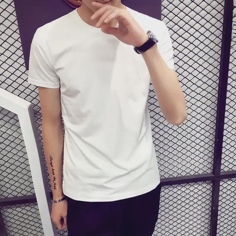 Men's Slim V-Neck Wool Sweater - Autumn/Winter Korean Style, Plush Seahorse Hair, Thick, Trendy