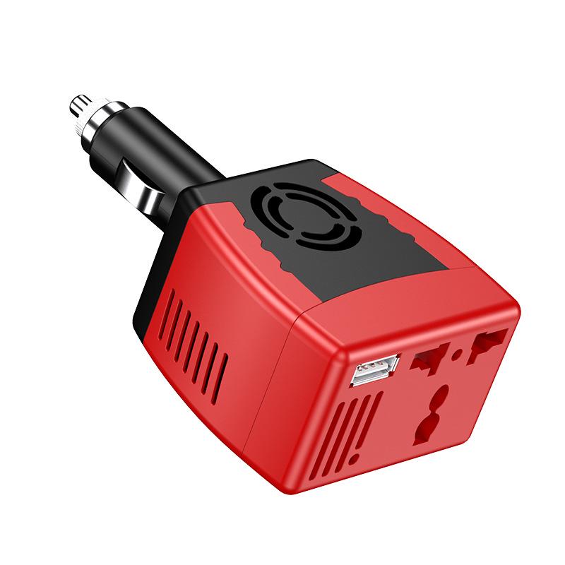 Автомобильный инвертор 150 Вт и умное зарядное устройство с USB 2,4 А для мобильных телефонов