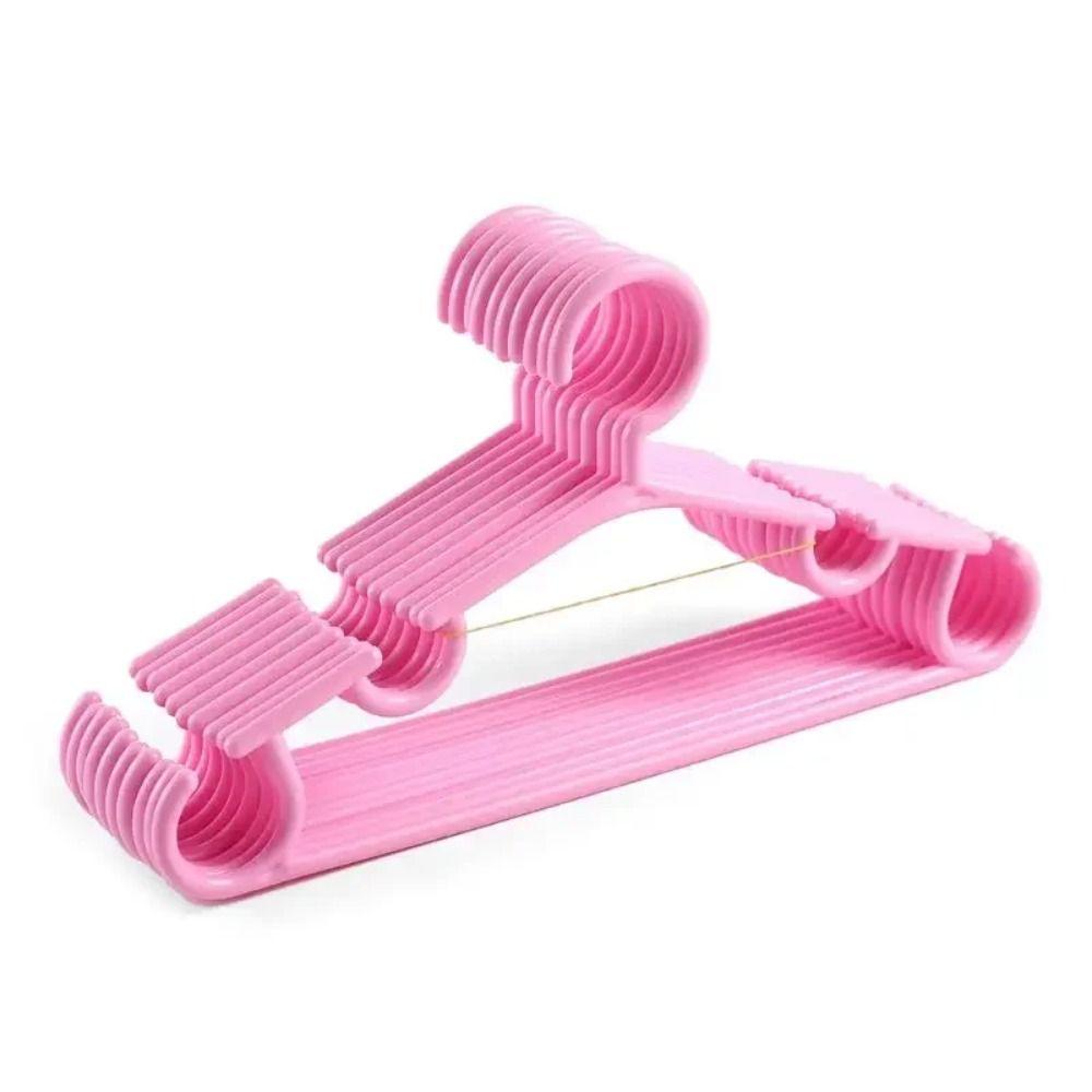 10Pcs/Set Plastic Clothes Drying Rack Dry wet general Clothes Hook New Hanger Hook