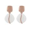 Skagen SOFIE SEA GLASS White Organic Shape Drop SKJ1816791 Women's Earrings,
