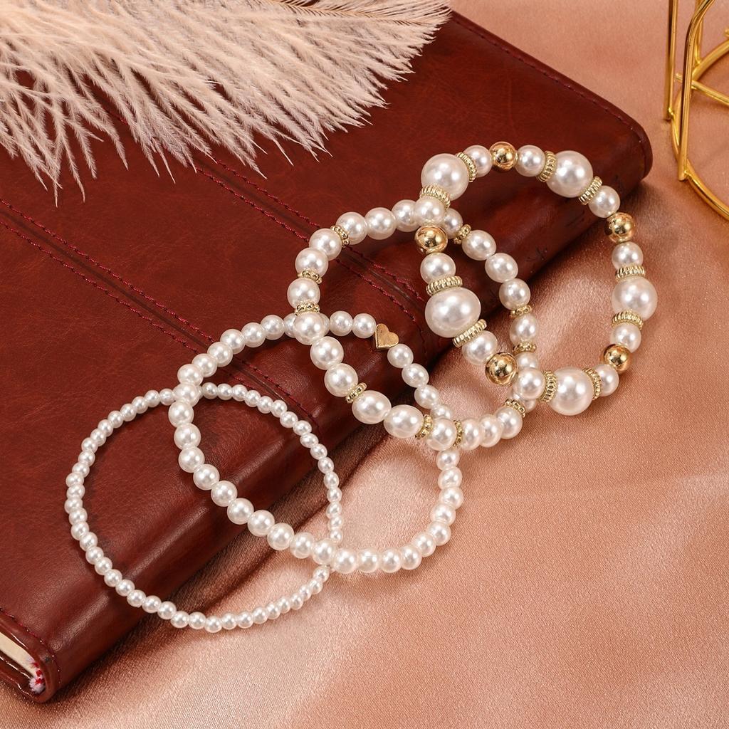 Pearl Women' Bracelet PEARLS Gift for Women Girls SET