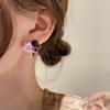 GemChic женские серьги-гвоздики с иглой и вставкой из циркона, имитация драгоценного камня, цветок, милые простые серьги-гвоздики на день рождения, Рождество, подарок