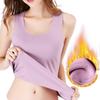Women's Autumn Seamless Thermal Vest Fashionable Seamless Thermal Underwear Plus Velvet Thin Slim Fit Bottoming Shirt Vest Underwear