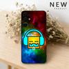 Чехол для телефона Geometry Dash Game для Samsung S26,25,24,23,22,30,21,10,9,Ultra,Plus,Lite Черный Мягкий Чехол