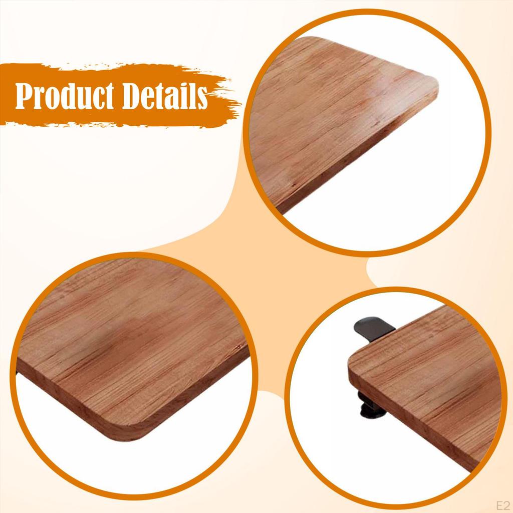 Desk Board Arm Rest Expansion Ergonomic Clamp On Easy Installation for Computer Table Foldable Space