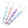4pcs Ergonomic Handle Crochet Hook Set ABS TPR Handle Chunky Yarn Hooks  For Rug Weaving