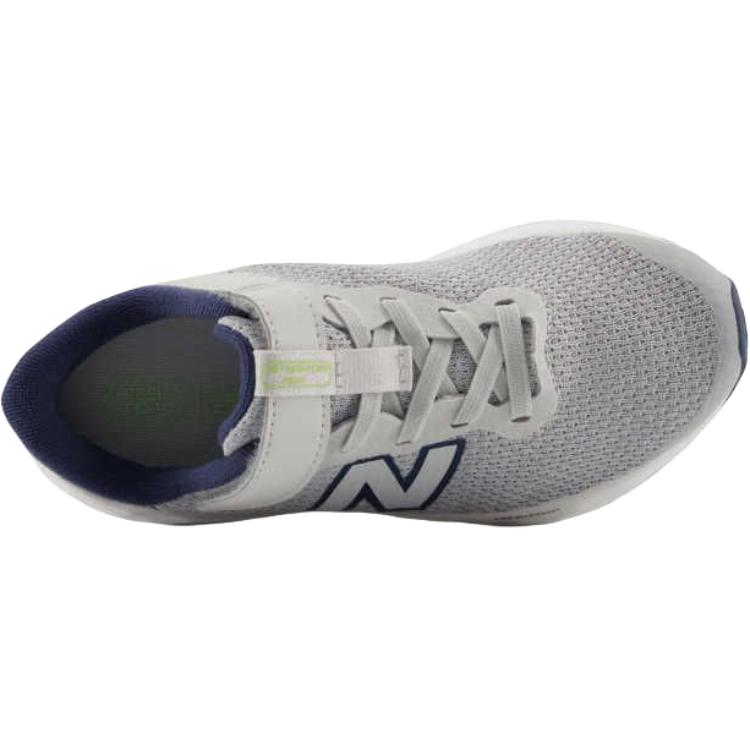 New Balance Ari Тканевые Удобные Модные Спортивные Низкие Кроссовки для Бега Детские Кроссовки Серые PAARIGO4