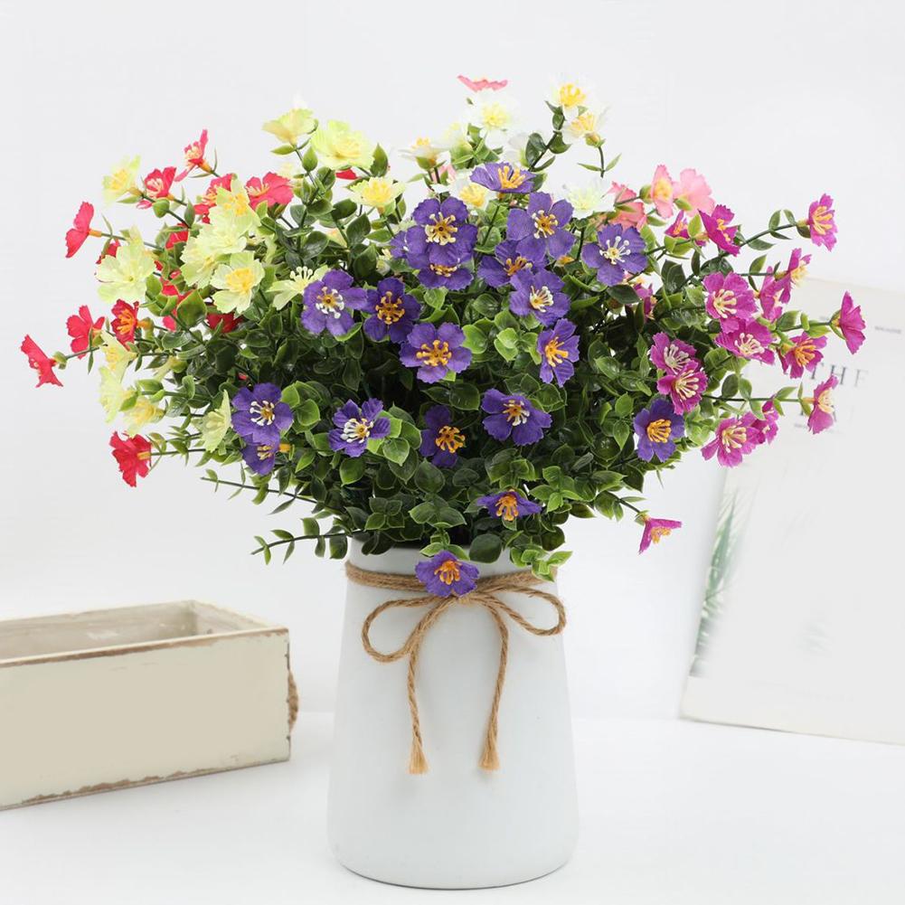 Искусственные цветы Поддельные цветы Шелкография Шелковая ткань