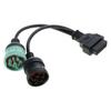 Адаптер 6pin 9pin на OBD2 16Pin OBD J1939 J1708 J1587 Разветвительный Y-кабель для грузовых автомобилей Кабель-адаптер для диагностики
