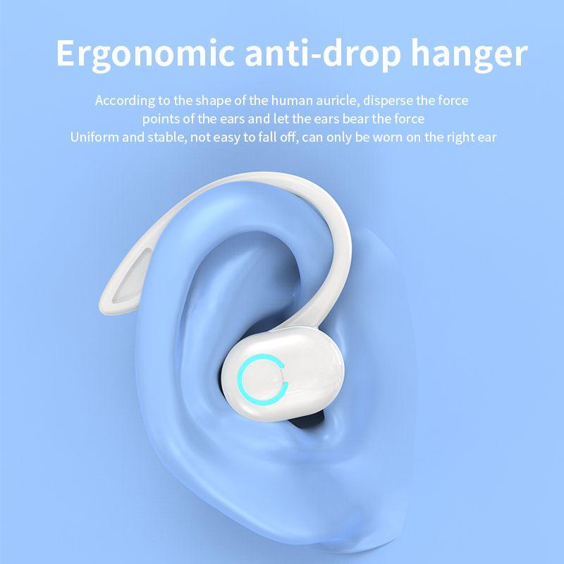 S10 Беспроводные деловые наушники с ушным крючком Bluetooth 5.2 Гарнитура с микрофоном HIFI Стерео наушники с голосовым управлением Водонепроницаемые шумоподавление