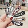 Colored Shiny Diamond Hollow Hair Clip Hair Accessories For Women Hairpin Headwear