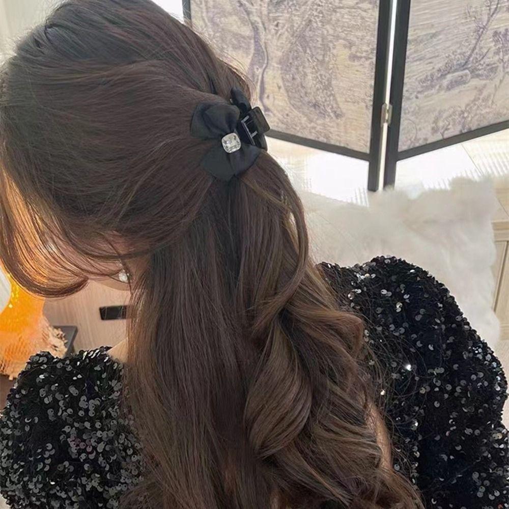 Cloth Small Hair Claws Cute Hairpin Bow Hair Clip Female Hair Accessories Korean Style Headwear