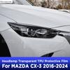 Прозрачная защитная пленка от царапин для фар автомобиля, наклейки из ТПУ для MAZDA CX-3 2016-2024, Аксессуары