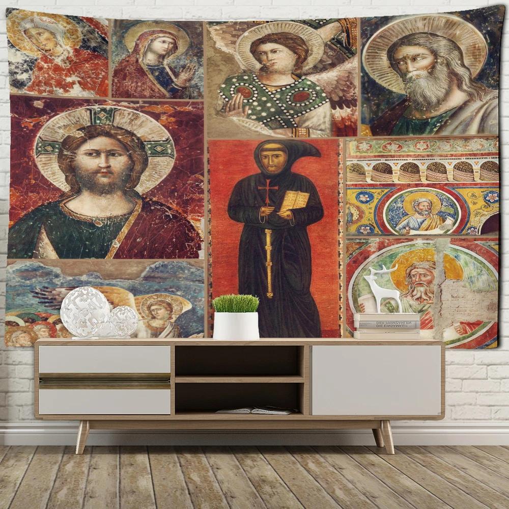 Imperium Romanum картина гобелен короля Юстиниана династии ретро настенная ткань настенные гобелены в стиле бохо домашний декор настенная художественная роспись макраме