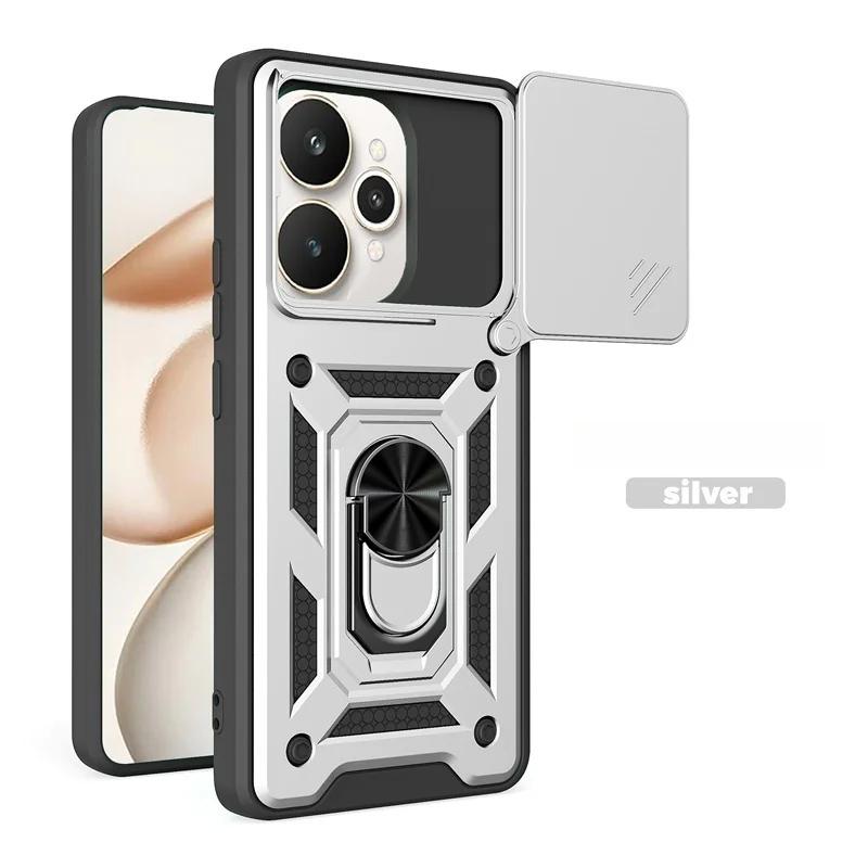 Чехол-броня для камеры со сдвижной крышкой для Realme 15 Pro 5G, магнитный держатель-кольцо для автомобиля, защитная Funda для Realme 15T, Realme15 Pro, 15Pro, задняя крышка