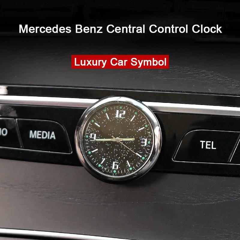 Central Control Clock Watch For Mercedes-Benz C E-class GLB GLC E300L GLC300 C260L Interior Supplies Decoration Car Accessories