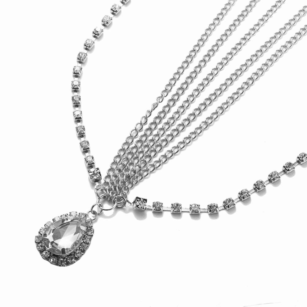 Головной убор Цепочка для головы Подвеска для бровей Головной убор в стиле бохо Украшение для волос в виде капли воды Цепочка для лба