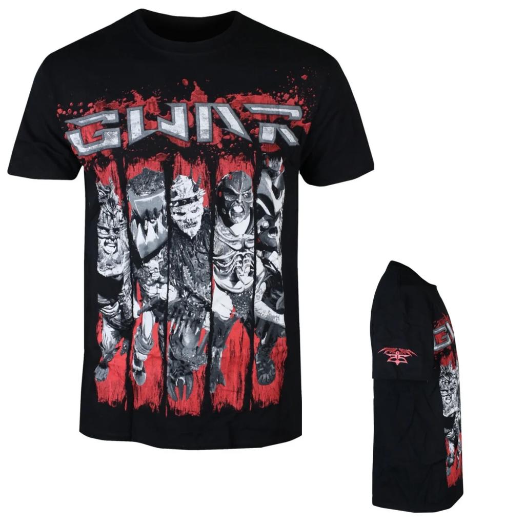 New Gwar Graphic Cotton Band Tshirt Unisex Summer Short Sleeve Fashion Brand Tee Luxury Casual Vintage Tees