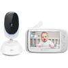 Wi-fi Video Monitor - MOTOROLA - VM85 - 5 - 300 M - Connected - Screen - Infrared - White