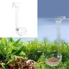 Feeding Food Tube for FishTank Feeding Tools with Dish Bowl Easy Clean Transparent Acrylic Crystal Shrimp Pot