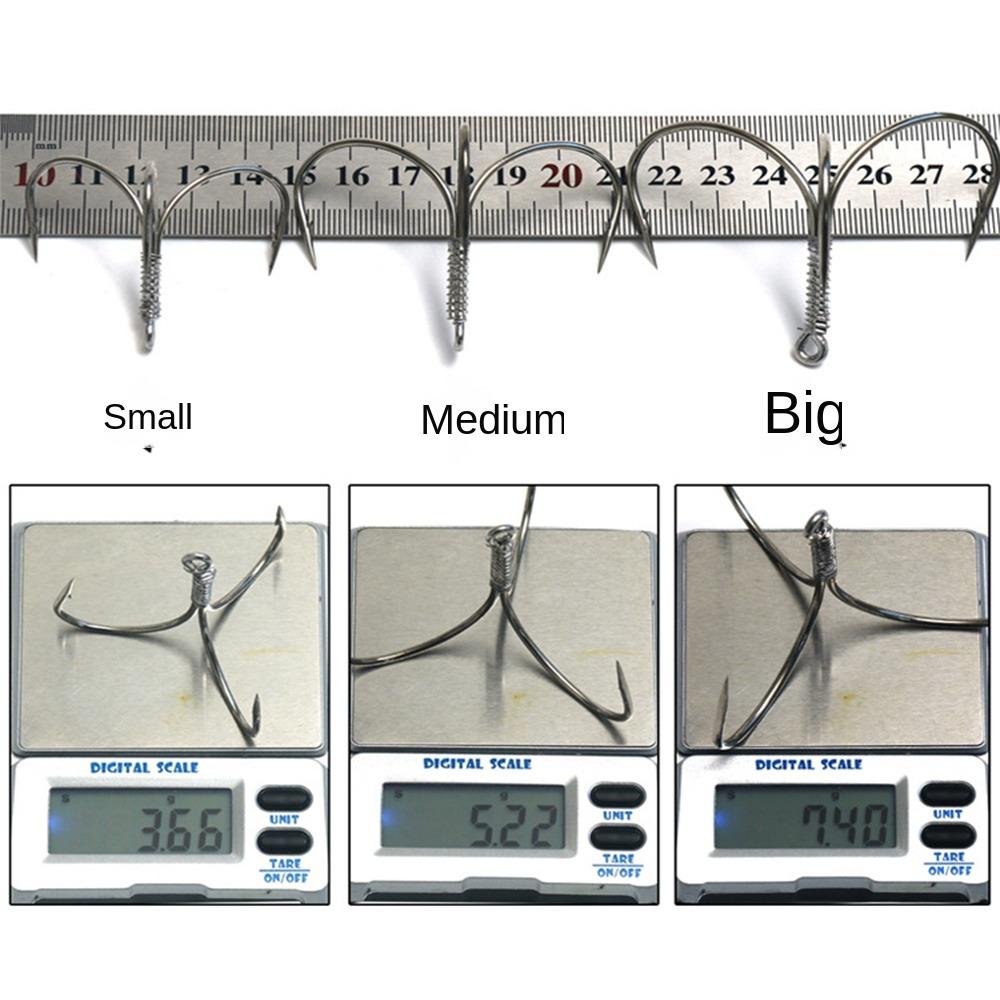 5 шт. Рыболовные снасти Тройные крючки Джиг Крючок из высокоуглеродистой стали новый Крючки с бородкой На открытом воздухе