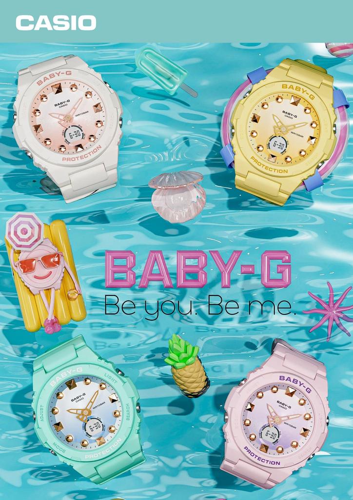 Часы BABY-G белые [Casio] BGA-320-7A2JF женские