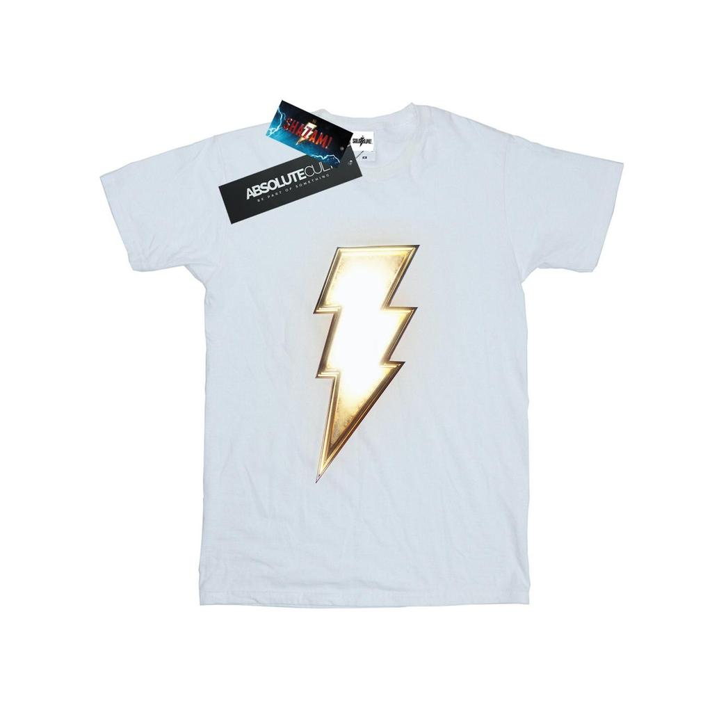 DC Comics Mens Shazam Bolt Logo T-Shirt