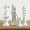 Современный подсвечник в греческом стиле, колонна, подставки для ароматерапевтических свечей, римская колонна, центральное украшение