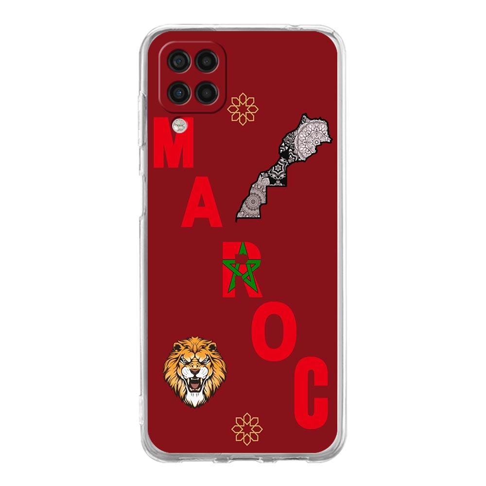 Moroccan flag Maroc Morocco Phone Case For Samsung A13 A33 A35 A55 A73 A53 A23 A51 A71 A21S A31 A41 A05s A03S A15 A25 5G Cover