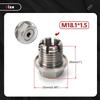Automotive Parts Oil Pan Drain Plug Stainless Steel Self-Tapping Oil Pan Thread Repair Kit with O-Ring