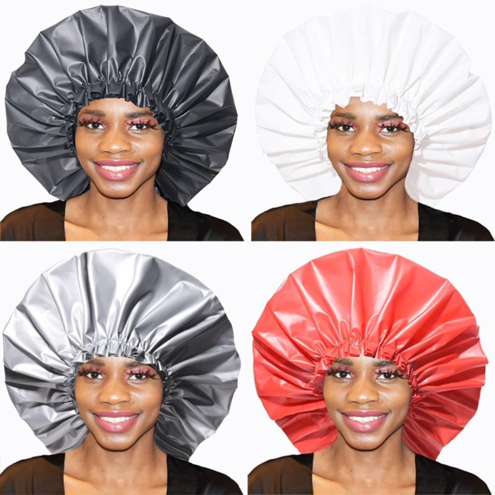 Large Waterproof Bath Caps Adjustable Wig Protector New Shower Cap
