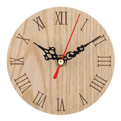 Классический деревянный аналоговый дисплей декоративный садовый коридор уличные подвесные настенные часы (12см)