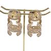 CHANEL  Pierce gold metal/crystal Women