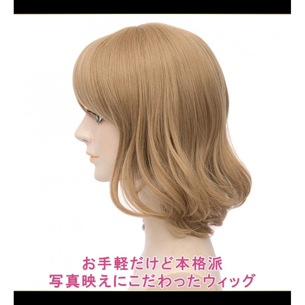 CaseEden LLS Series You Watanabe Косплей Парик Светло-коричневый Парик Сетка Набор из 2 шт.