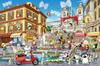 Epoch Jigsaw Puzzle Snoopy In Includes and Score Ticket 1000-Piece "Peanuts Rome" (50x75cm) 12-702s, Glue, Spatula,
