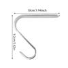 Stylish Christmas Stocking Holders Accessory for Fireplaces Mantels Hook and Garlands Clip In Sturdy Metal Materials
