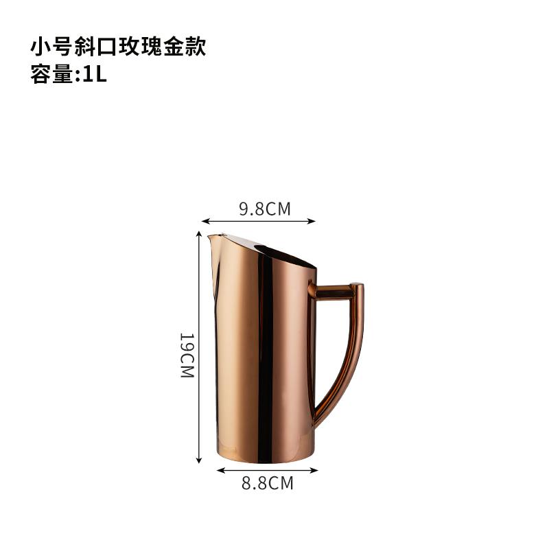 Кувшины из нержавеющей стали для кухни, бутылка для сока и супа в ресторане, емкость для замораживания воды, чайник для вина, разделитель для красного вина