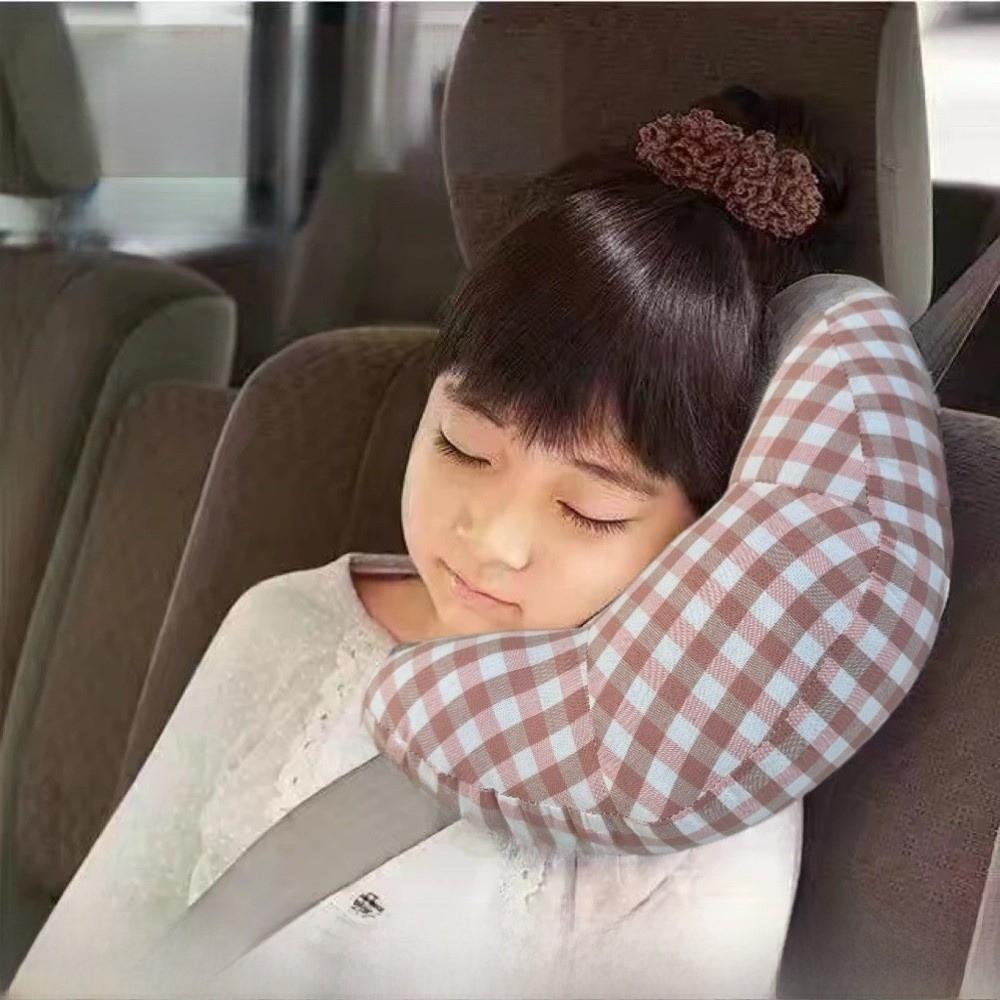 Two-In-One Design Car Seat Belt Pillow Adjustable Travel Head Rest Safety Strap Pad Car Travel