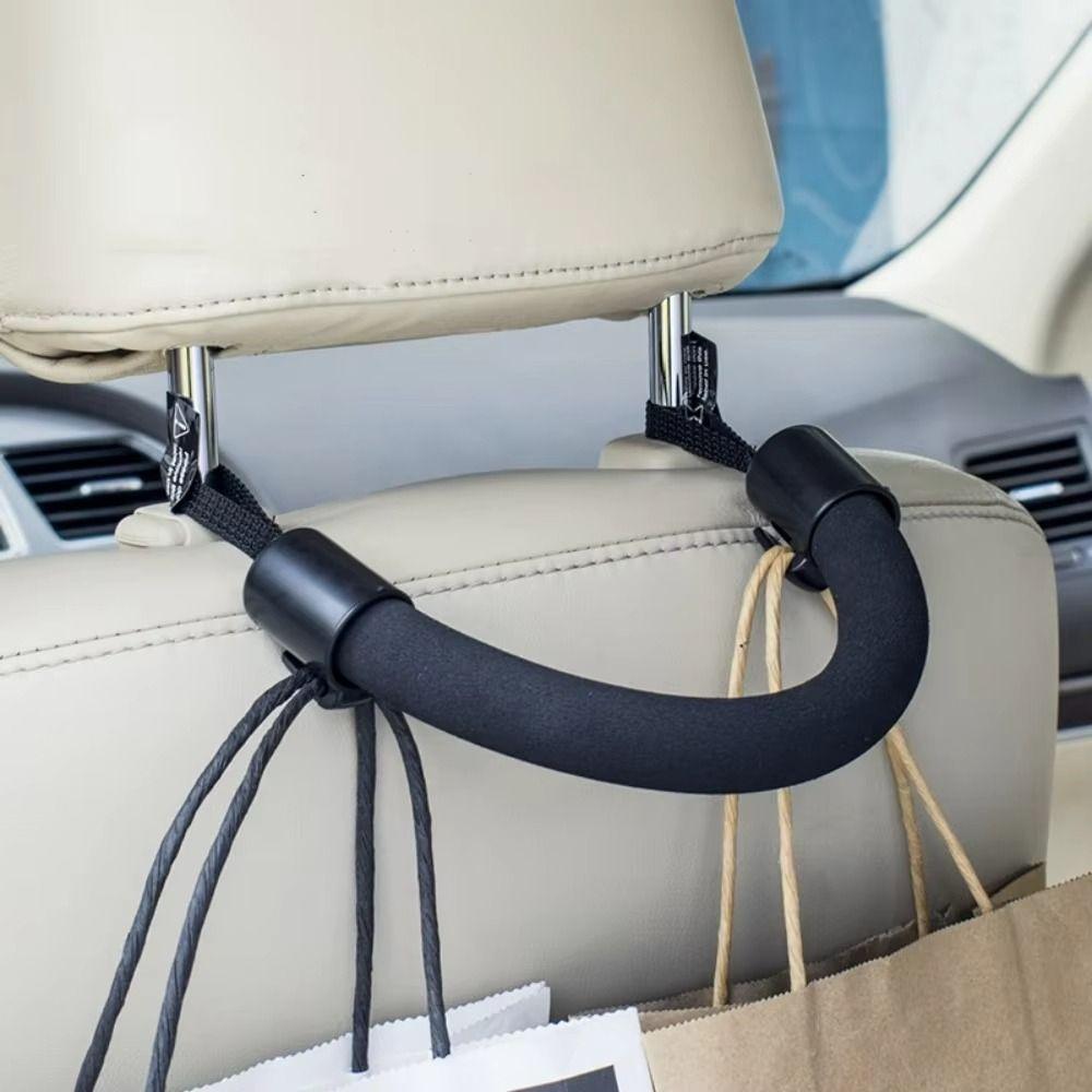 Double Hook Car Headrest Grab Handle Car Seat Back Headrest Hanger Vehicle Accessories