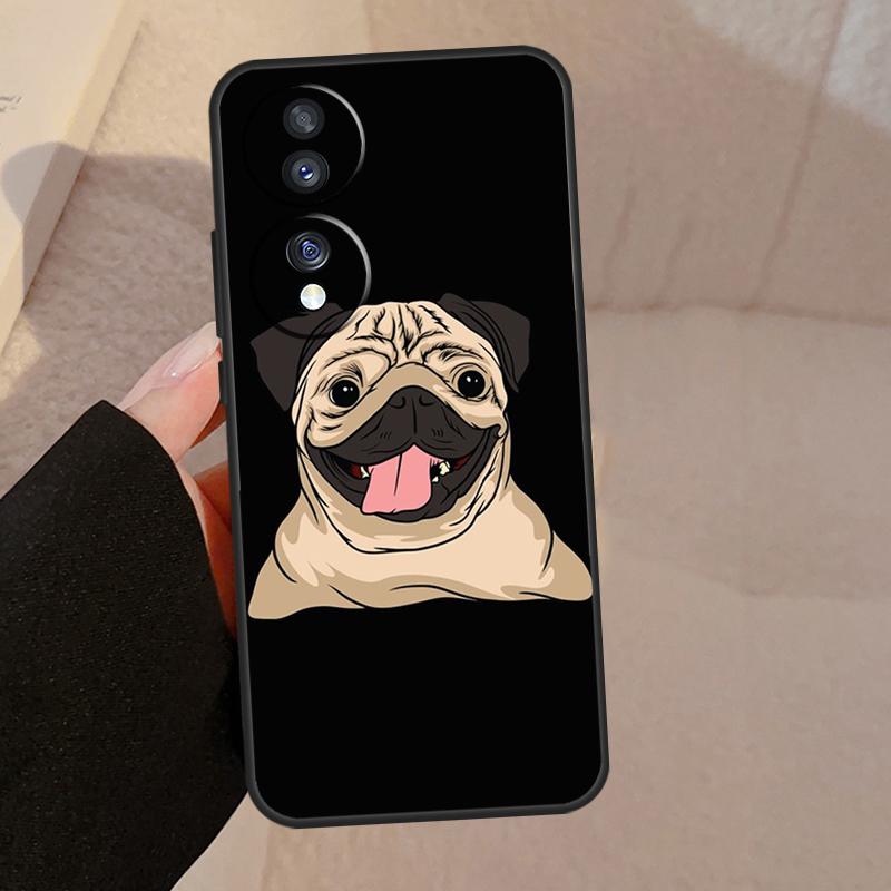 Английский бульдог мопс для Honor 90 70 50 Lite Magic 5 Pro 8X 9X чехол для телефона для Honor X8a X9a X7a X6a X9 X7 X8 X9b