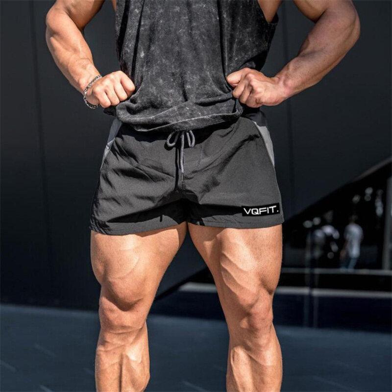 Muscleguys Брендовые шорты для фитнеса, мужские, новые летние, для бодибилдинга, для спортзалов, шорты для бега, для тренировок, спортивные шорты, уличная одежда, спортивные штаны