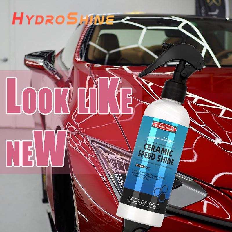 Hydroshine Керамическое Покрытие для Быстрого Блеска Автомобильной Краски Зеркальный Финиш Автомобильный Воск Защита Очищающие Средства Гидрофобное Покрытие